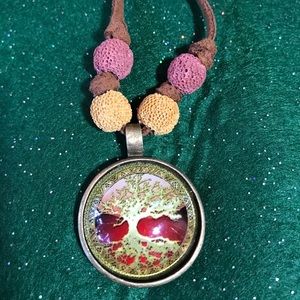 Tree of Life Diffuser Necklace